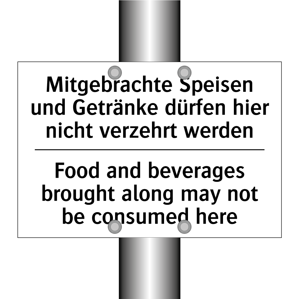 Mitgebrachte Speisen und Getränke /.../ - Food and beverages brought along /.../