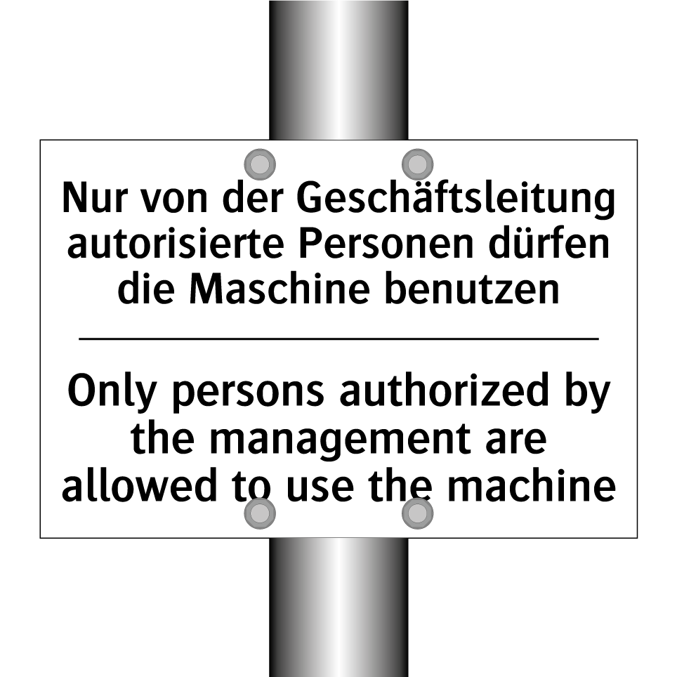 Nur von der Geschäftsleitung autorisierte /.../ - Only persons authorized by the /.../