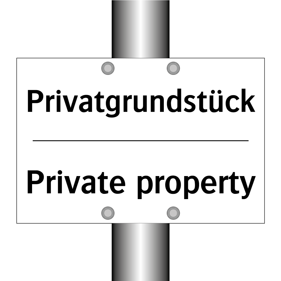 Privatgrundstück - Private property