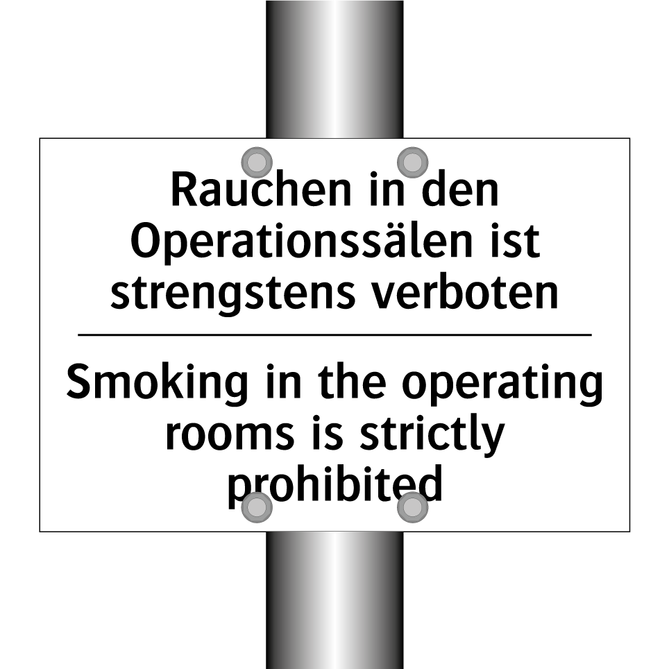 Rauchen in den Operationssälen /.../ - Smoking in the operating rooms /.../