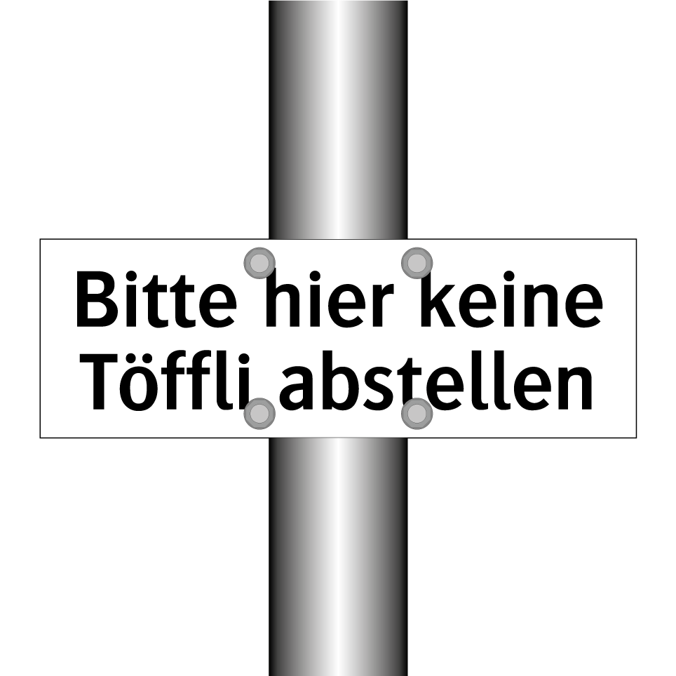Bitte hier keine Töffli abstellen