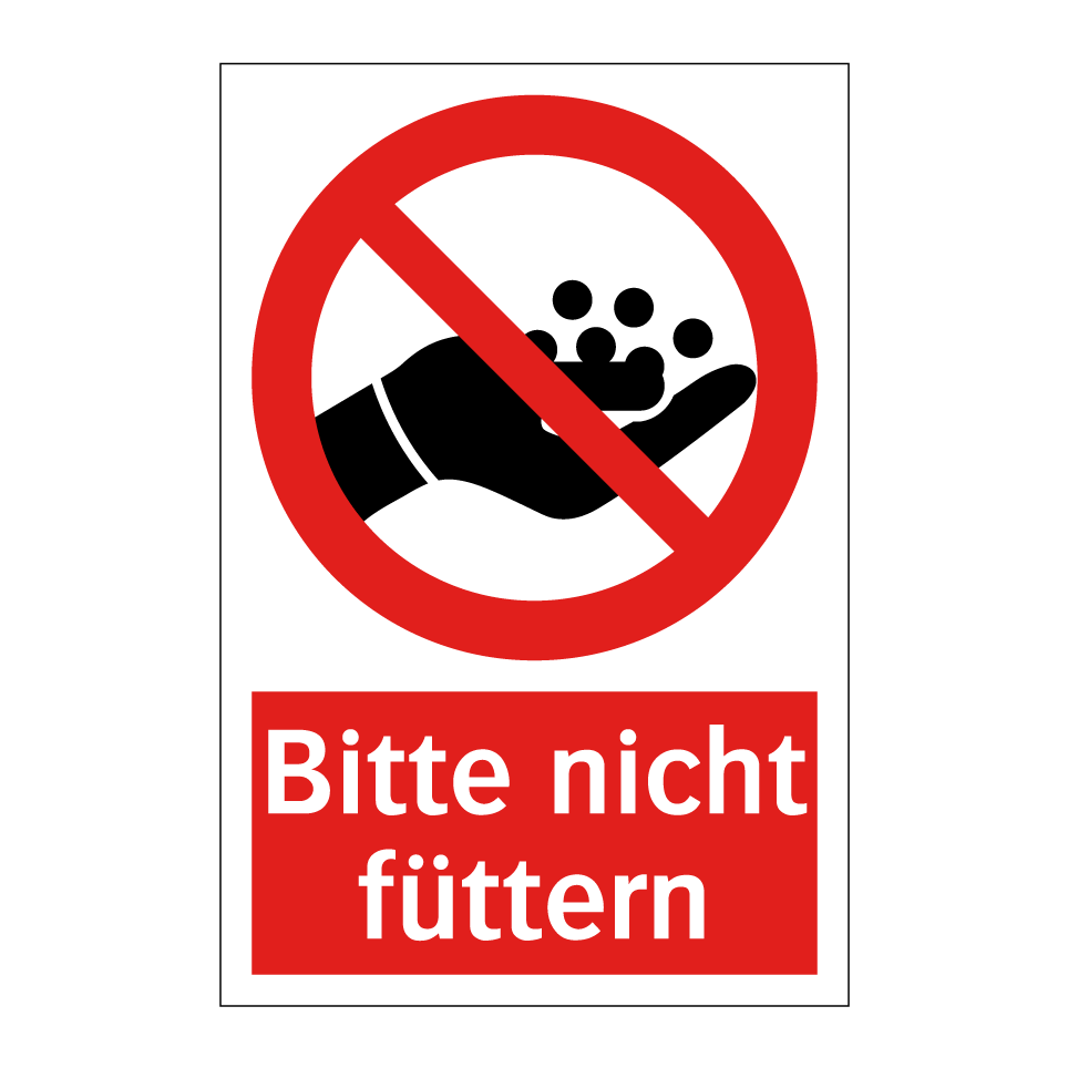 Bitte nicht füttern