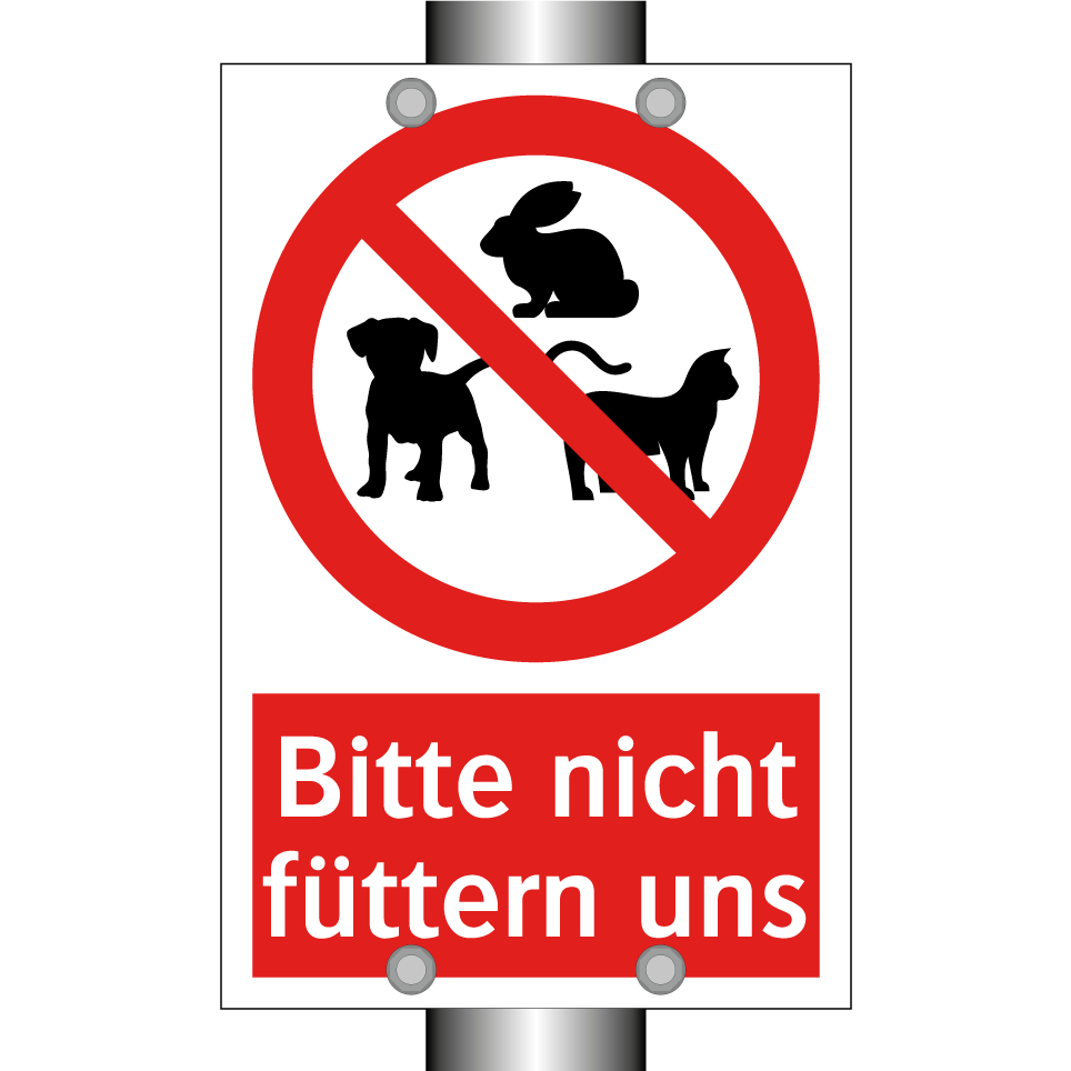 Bitte nicht füttern uns