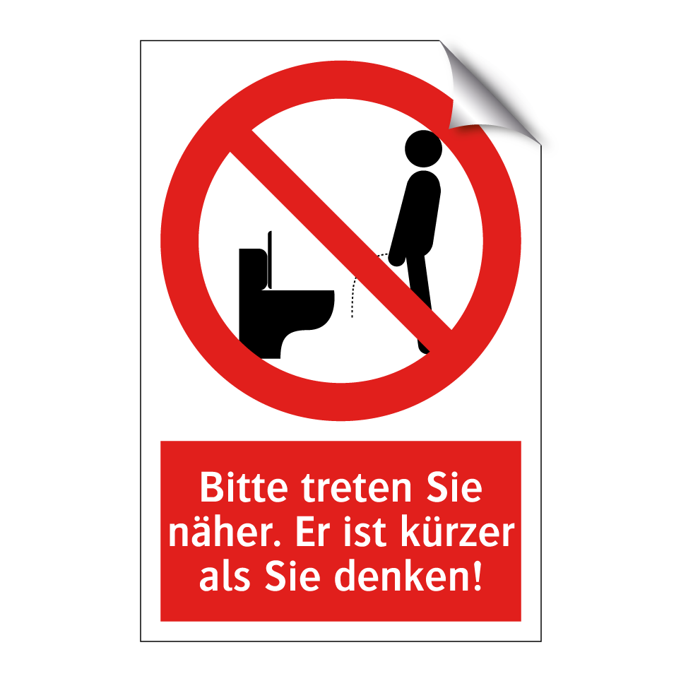 Bitte treten Sie näher. Er ist kürzer als Sie denken!