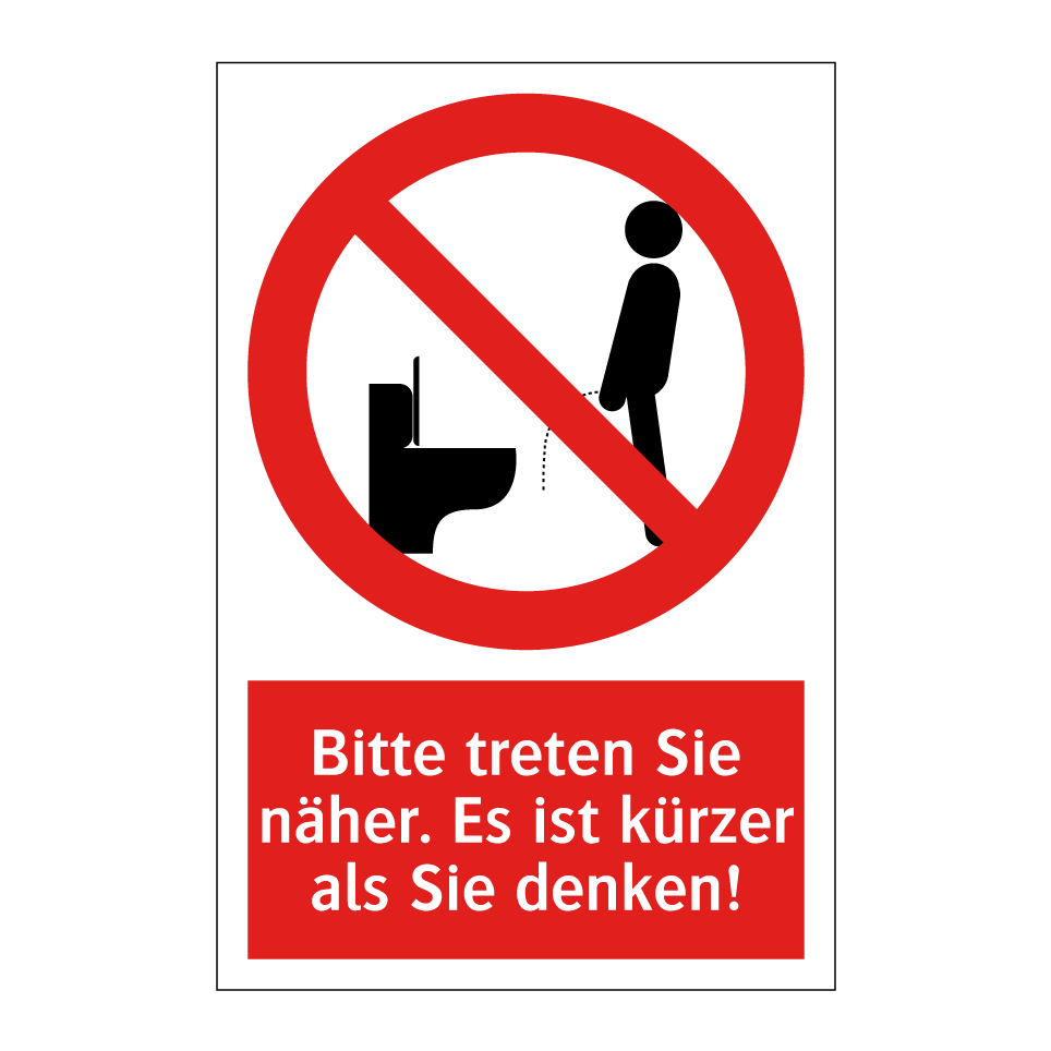 Bitte treten Sie näher. Es ist kürzer als Sie denken!