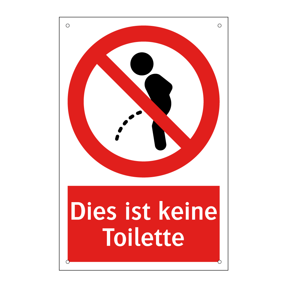 Dies ist keine Toilette