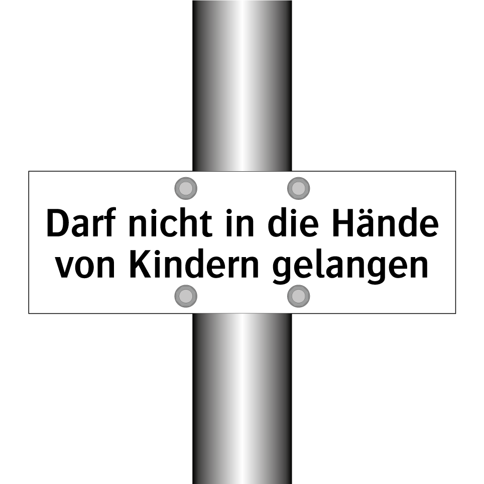 Darf nicht in die Hände von Kindern gelangen