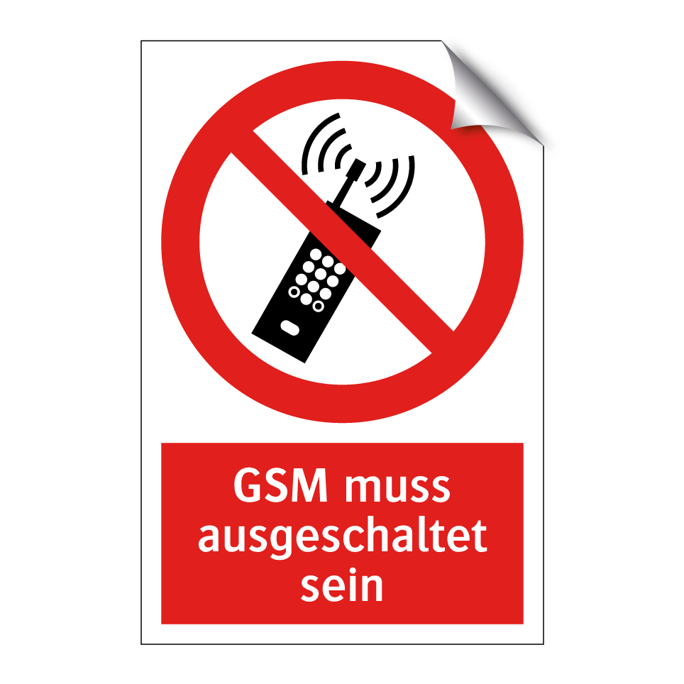 GSM muss ausgeschaltet sein