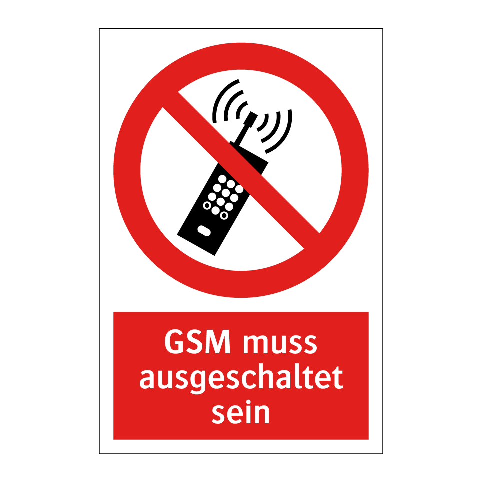 GSM muss ausgeschaltet sein
