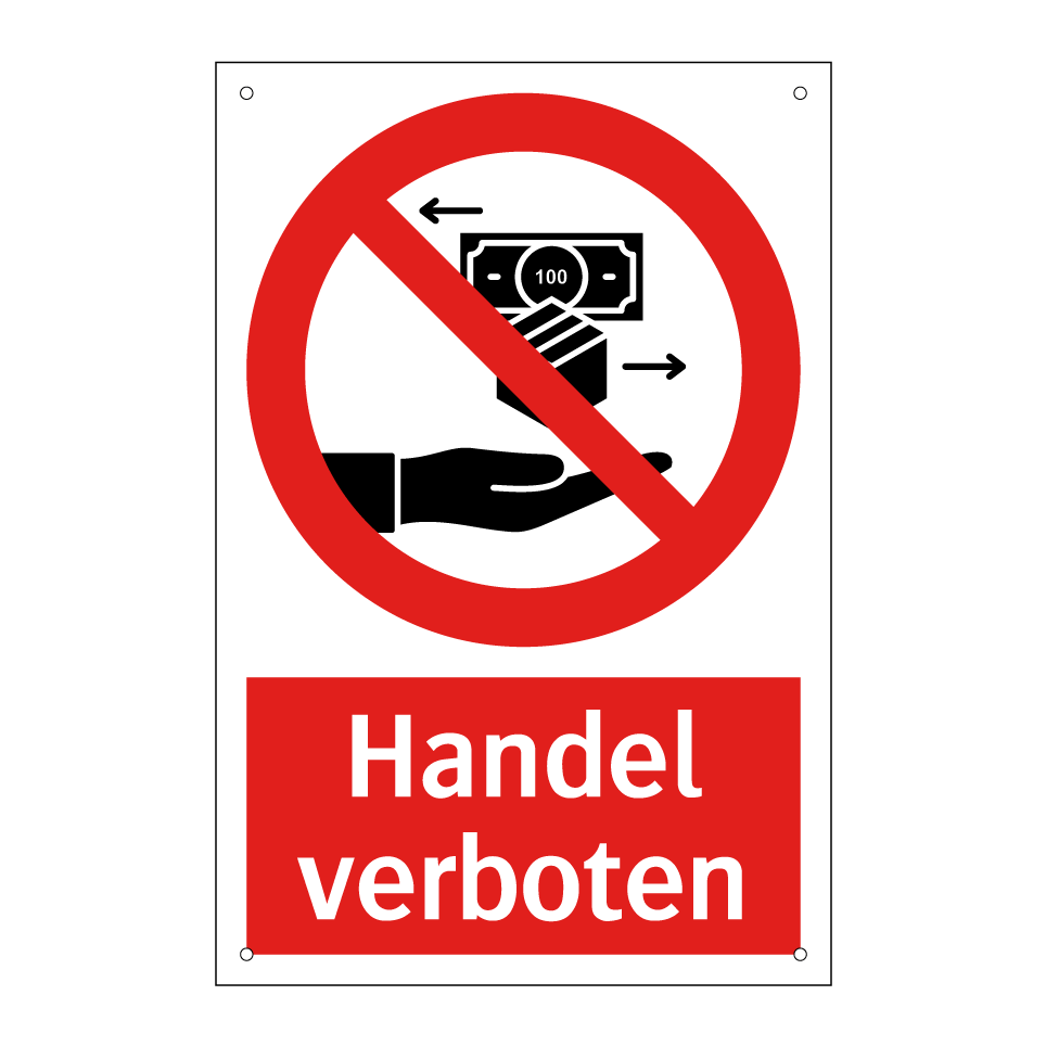 Handel verboten