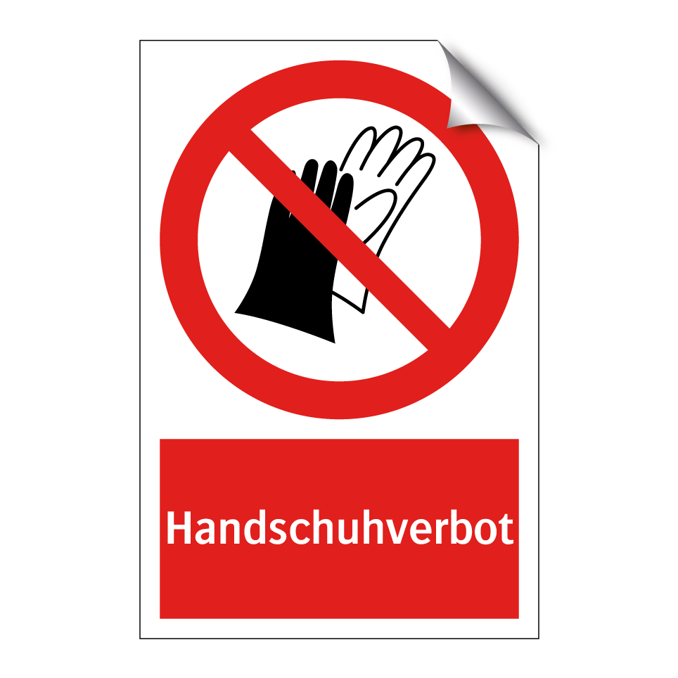 Handschuhverbot