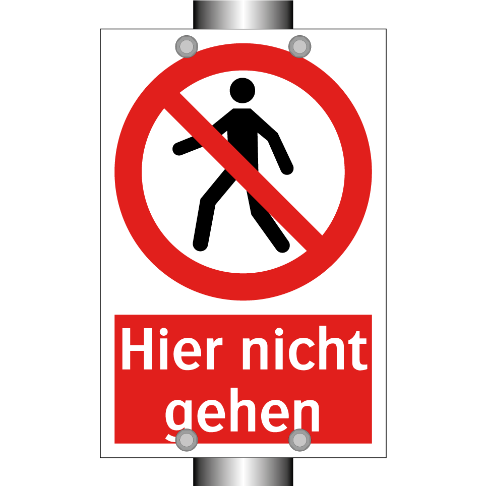Hier nicht gehen
