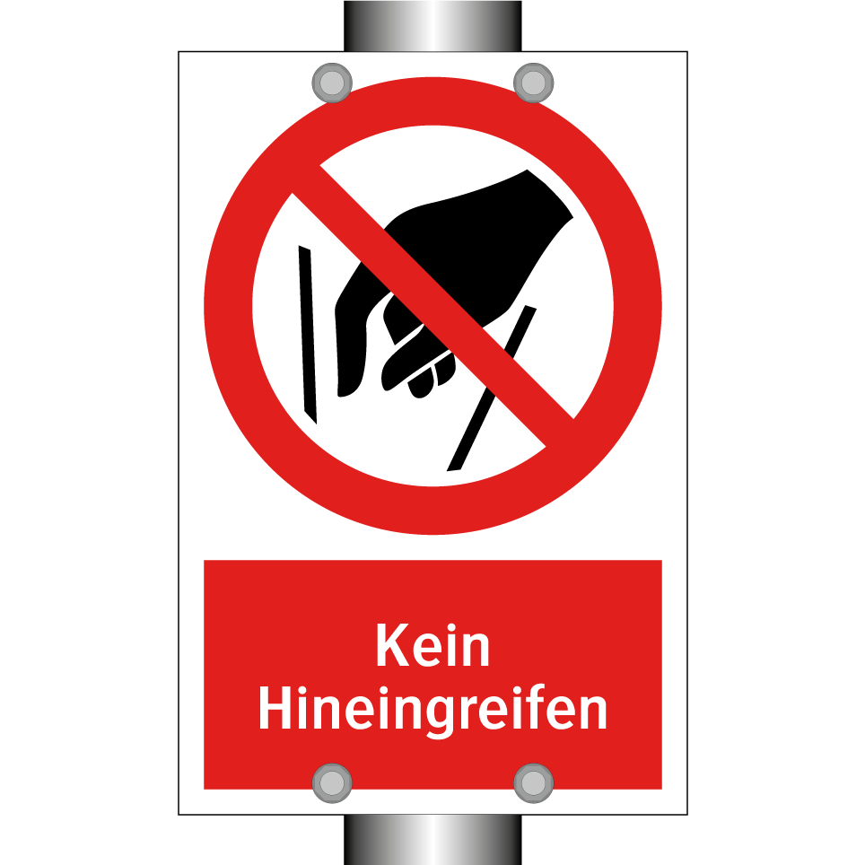 Kein Hineingreifen