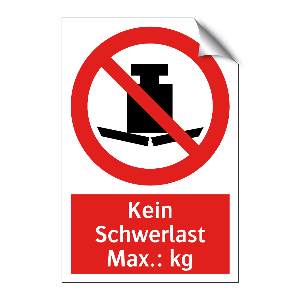 Kein Schwerlast Max.: kg