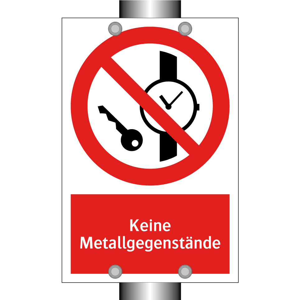 Keine Metallgegenstände