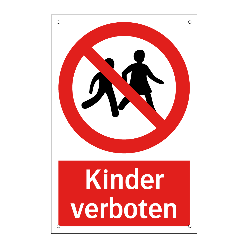 Kinder verboten