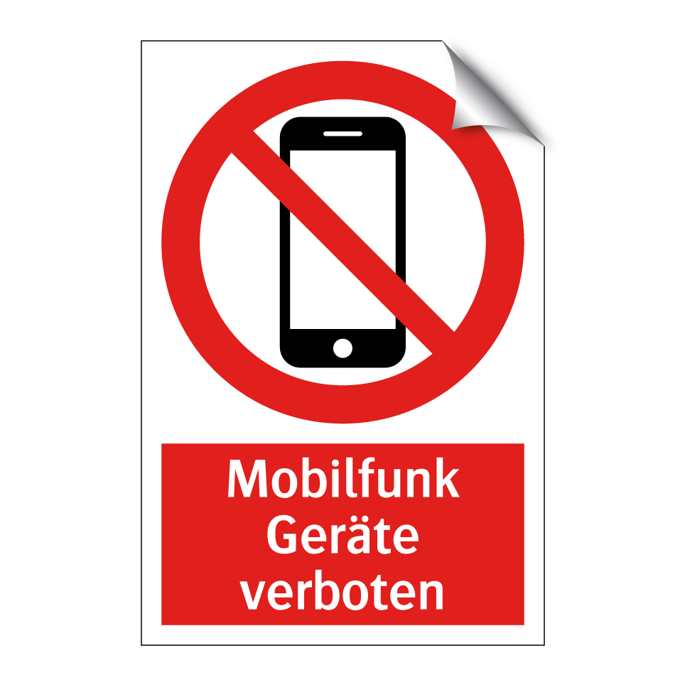 Mobilfunk Geräte verboten