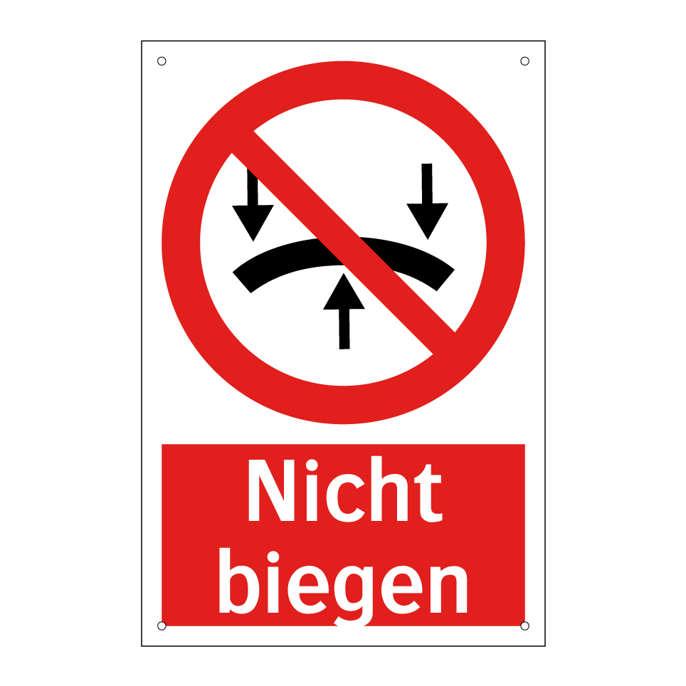 Nicht biegen