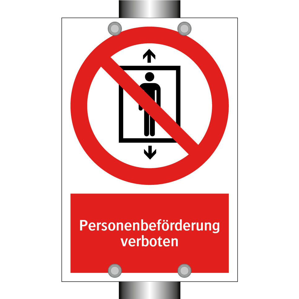 Personenbeförderung verboten