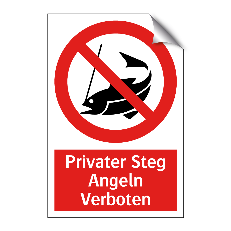 Privater Steg Angeln Verboten