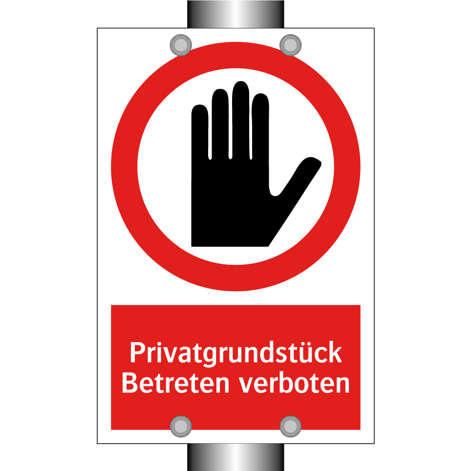 Privatgrundstück Betreten verboten