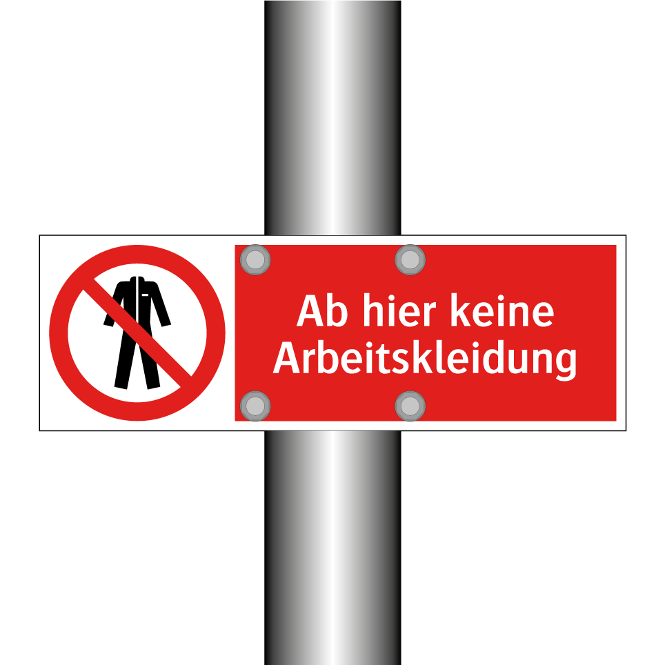 Ab hier keine Arbeitskleidung