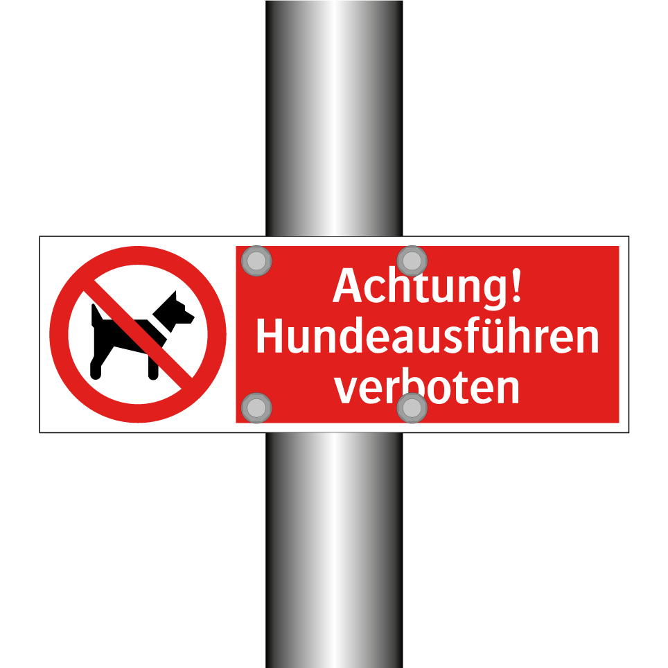 Achtung! Hundeausführen verboten