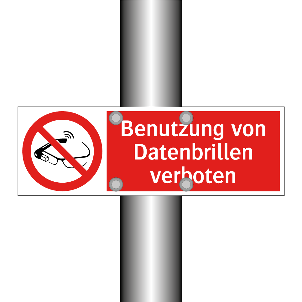 Benutzung von Datenbrillen verboten