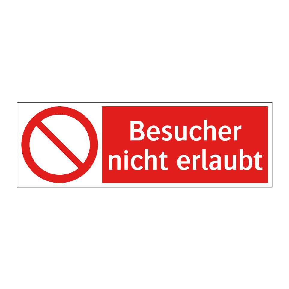 Besucher nicht erlaubt