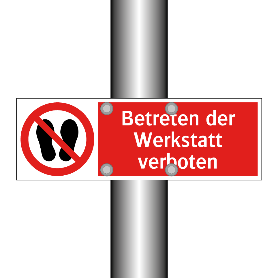 Betreten der Werkstatt verboten