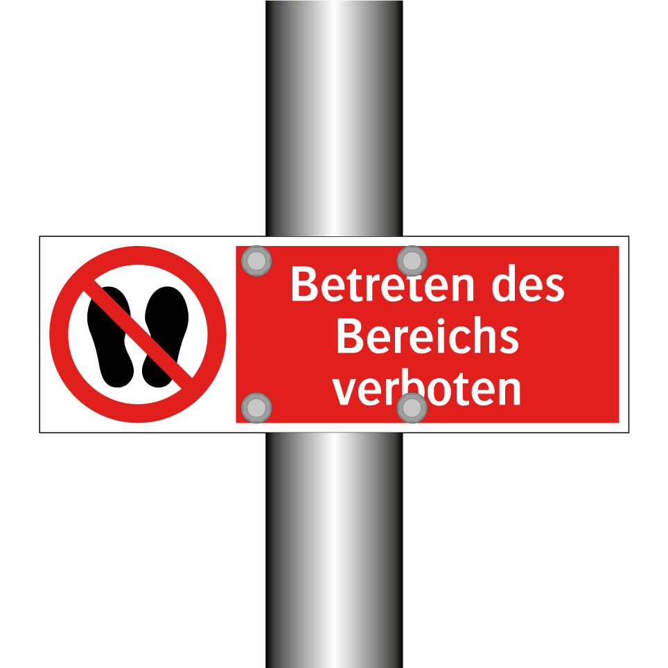 Betreten des Bereichs verboten