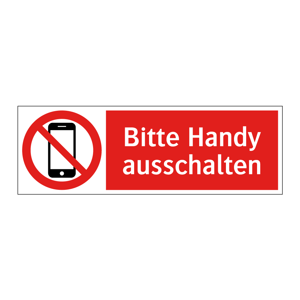 Bitte Handy ausschalten
