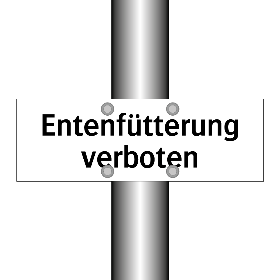 Entenfütterung verboten