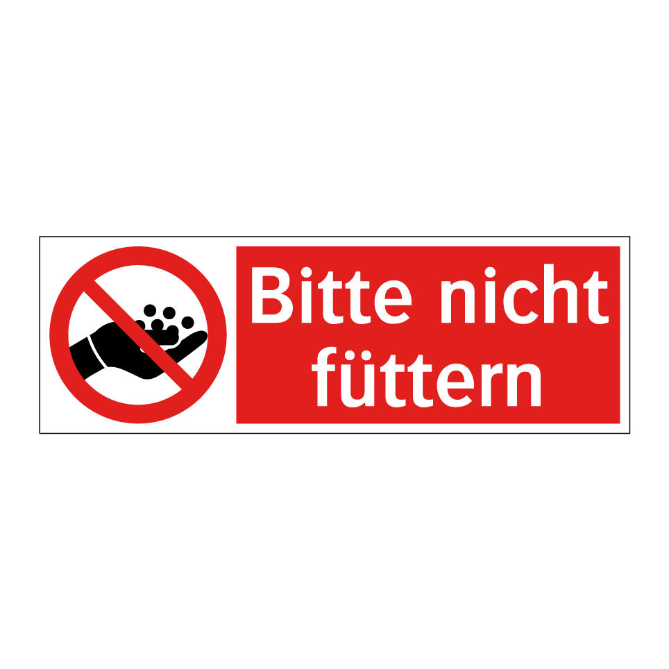 Bitte nicht füttern
