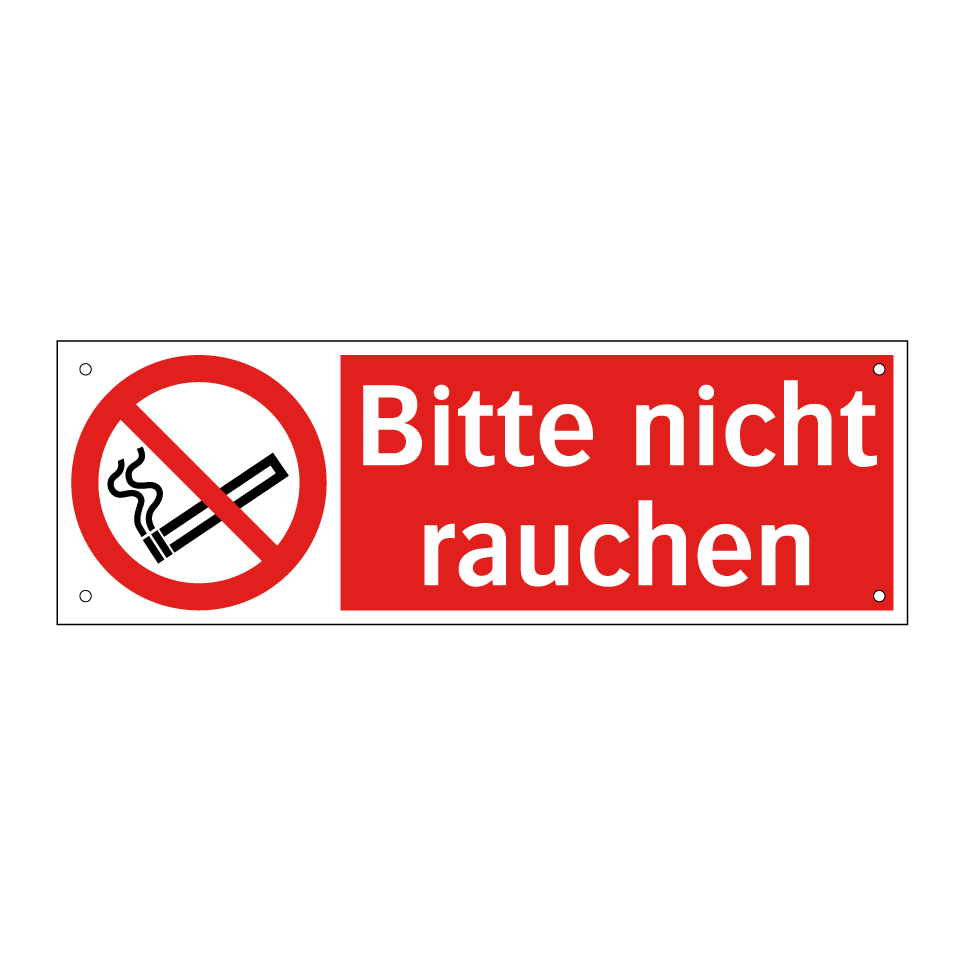 Bitte nicht rauchen