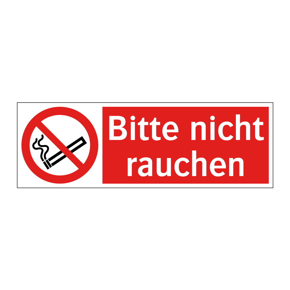 Bitte nicht rauchen