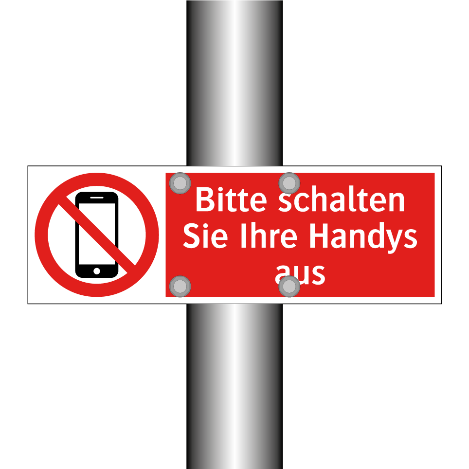 Bitte schalten Sie Ihre Handys aus