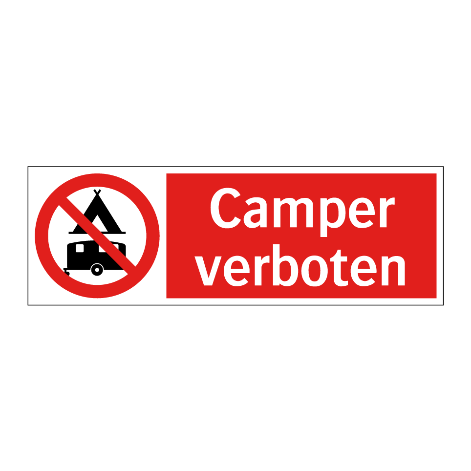 Camper verboten