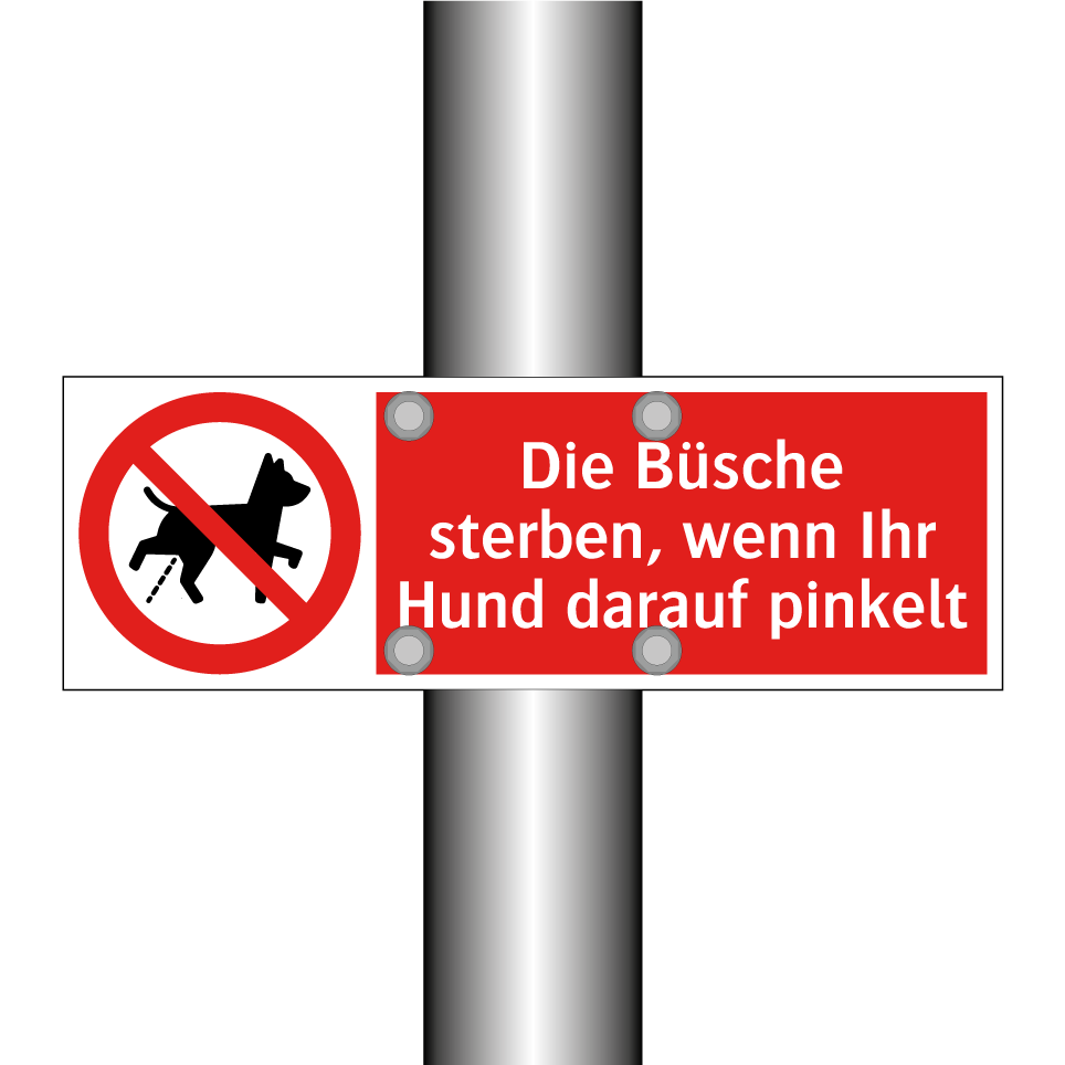 Die Büsche sterben, wenn Ihr Hund darauf pinkelt