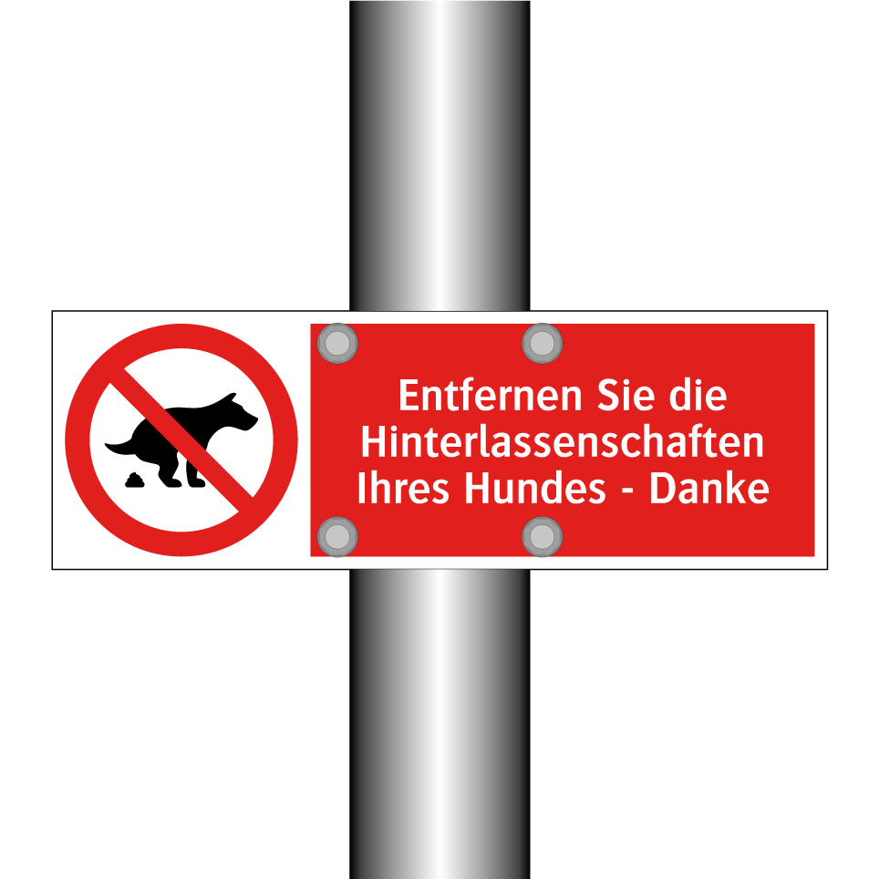 Entfernen Sie die Hinterlassenschaften Ihres Hundes - Danke