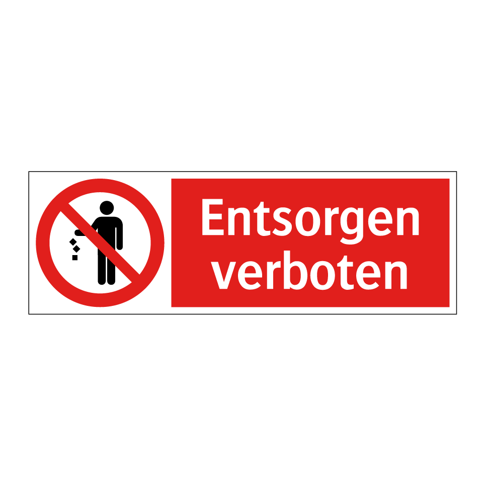 Entsorgen verboten