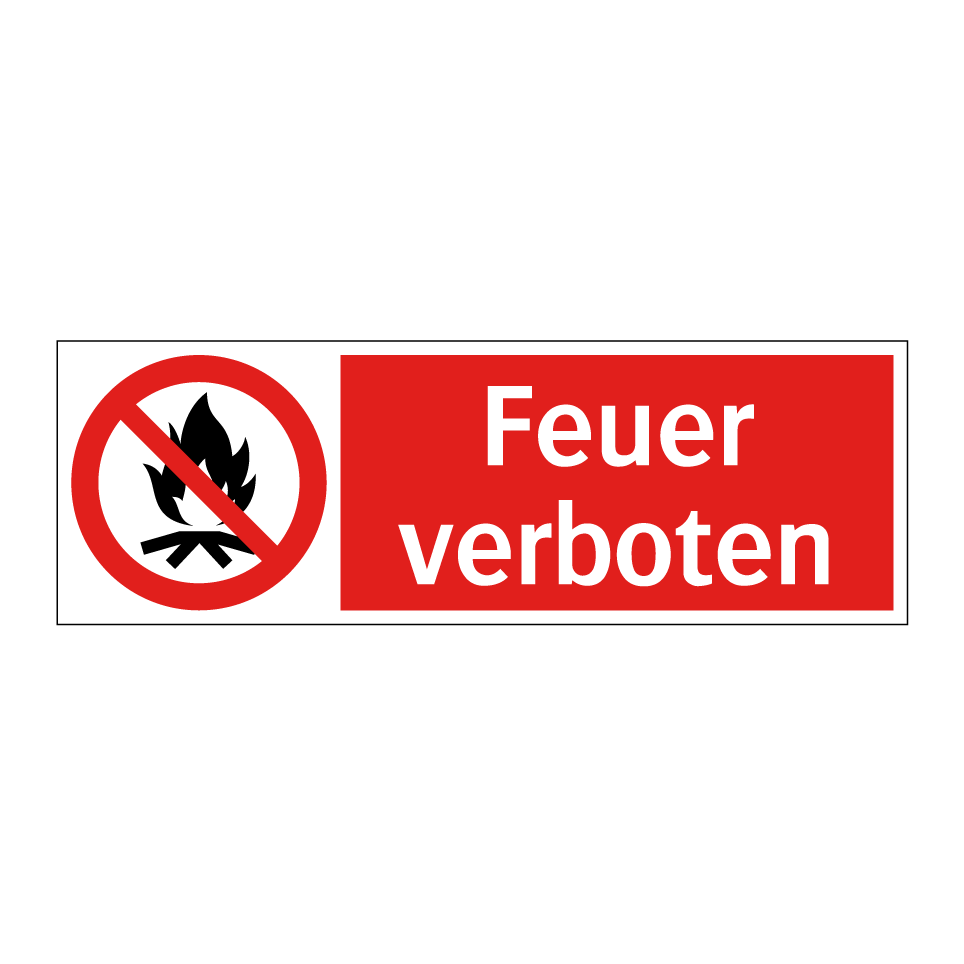 Feuer verboten