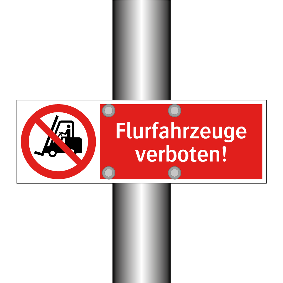 Flurfahrzeuge verboten!