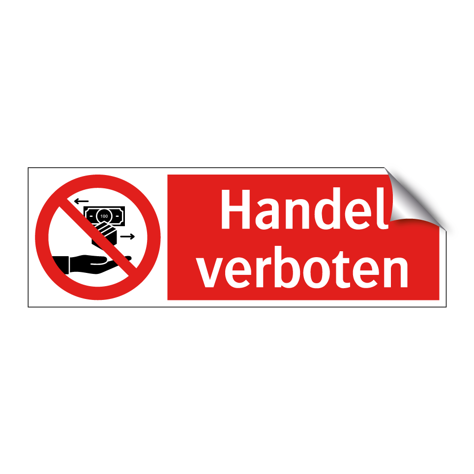 Handel verboten