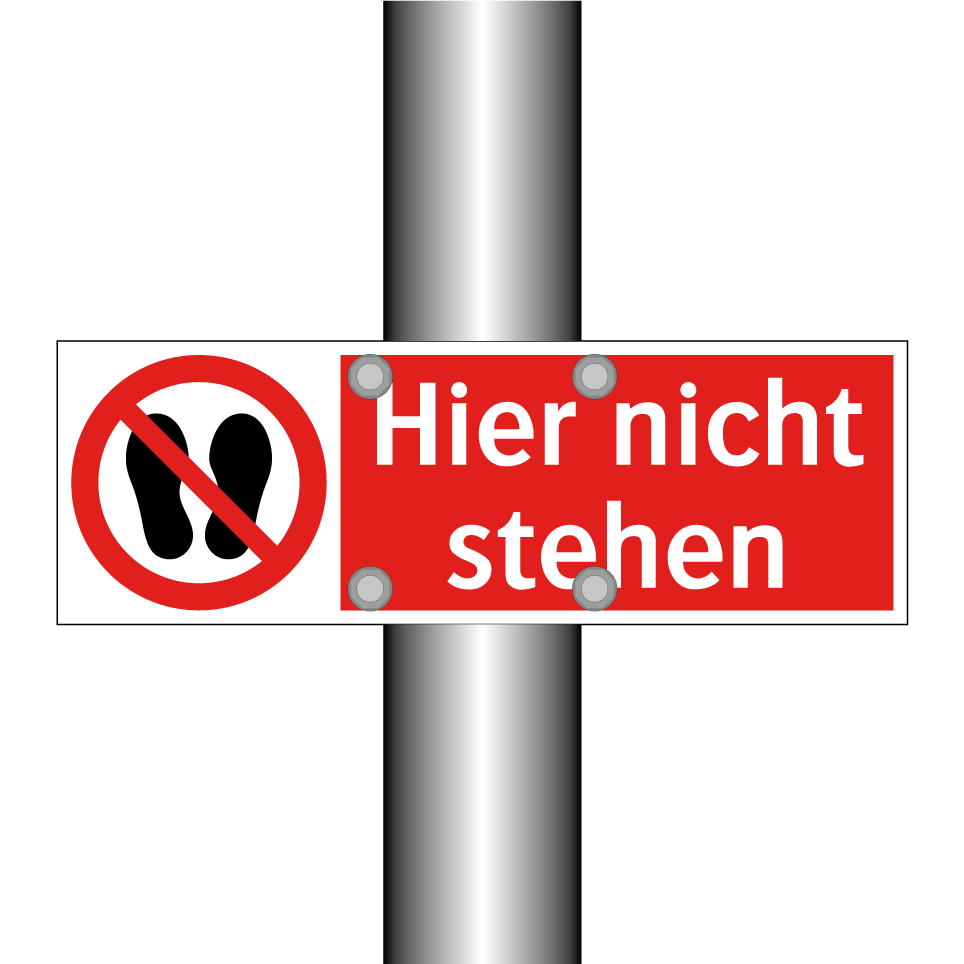 Hier nicht stehen