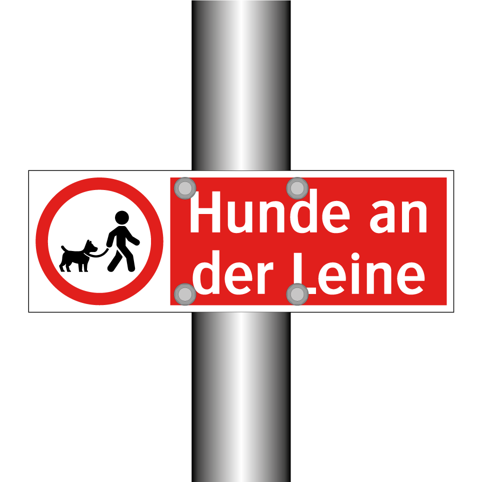 Hunde an der Leine
