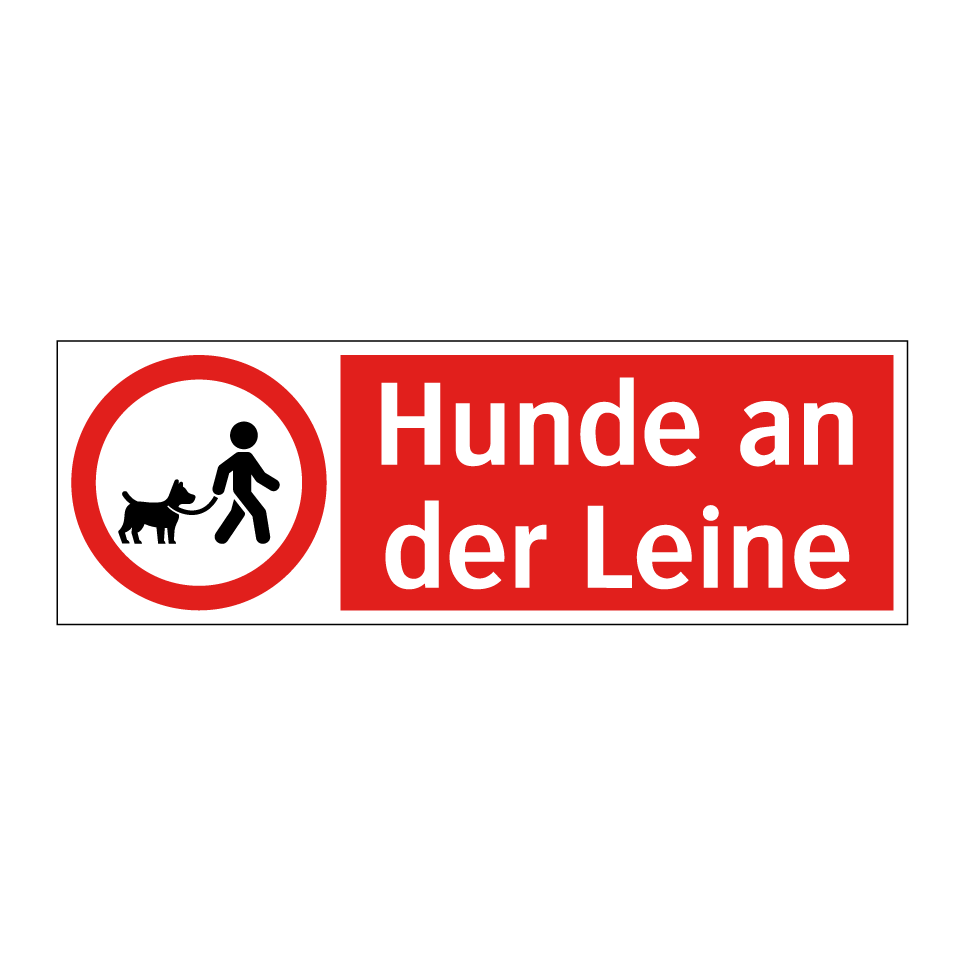 Hunde an der Leine