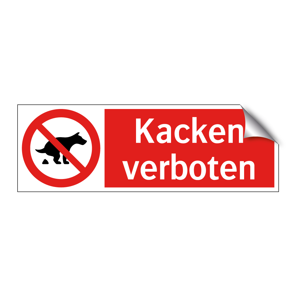 Kacken verboten