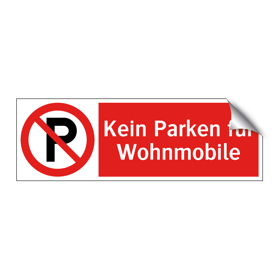 Kein Parken für Wohnmobile
