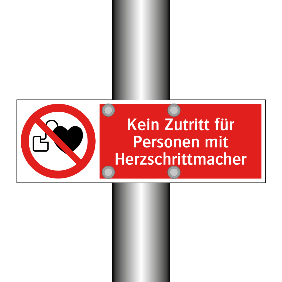 Kein Zutritt für Personen mit Herzschrittmacher